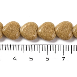 Synthetic Yellow Goldstone Beads Strands&nbsp;G-I372-A11-01