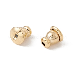 Rack Plating Brass Ear Nuts&nbsp;KK-G433-03LG