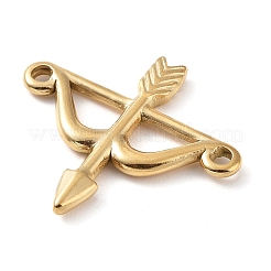 304 Stainless Steel Connector Charms&nbsp;STAS-P331-01G