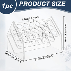 Glass Laboratory Test Tube Rack&nbsp;AJEW-WH0348-475D