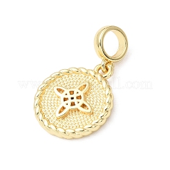 Brass European Style Dangle Charms&nbsp;KK-E799-08G