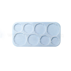 DIY Food Grade Silicone Irregular Round Coaster Molds&nbsp;SIMO-PW0014-19