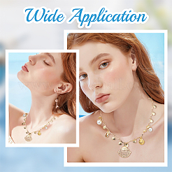 DIY Shell Charms Chain Bracelet Necklace Making Kit&nbsp;DIY-BBC0001-64