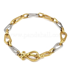 304 Stainless Steel Link Chain Bracelets for Women&nbsp;BJEW-C113-02GP