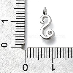 Brass Micro Pave Cubic Zirconia Pendants&nbsp;KK-B132-12P-S