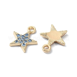 Alloy Rhinestone Pendants&nbsp;RB-P037-01G-01