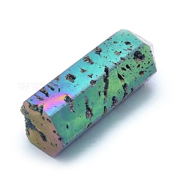 Electroplated Natural Druzy Geode Quartz Home Display Decorations&nbsp;G-P382-E04