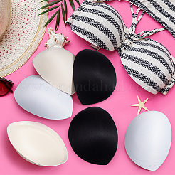 6 Pairs 3 Colors Sponge Bra Pads Inserts&nbsp;DIY-BC0016-71