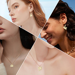 10Pcs 5 Styles Brass Pendants&nbsp;KK-BBC0028-06