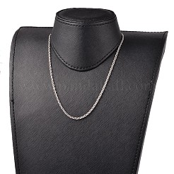 Tarnish Resistant 304 Stainless Steel Cable Chain Necklaces&nbsp;NJEW-JN01527-02