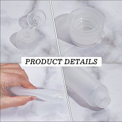 Plastic Portable Refillable Squeeze Bottles for Shampoo Lotion and Shower Gel&nbsp;AJEW-GF0013-51