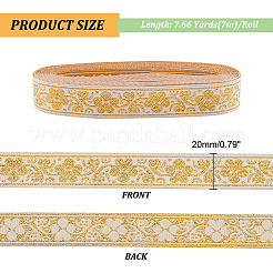 Ethnic Style Polyester Ribbon&nbsp;OCOR-WH079-91