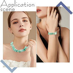 1 Strand Natural Green Aventurine Beads Strands&nbsp;G-BBC0001-22