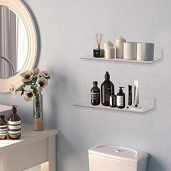 10 Bags Acrylic Wall-Mounted Holder for Small Items&nbsp;ODIS-WA0001-22