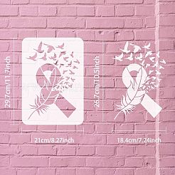 Plastic Reusable Drawing Painting Stencils Templates&nbsp;DIY-WH0202-351