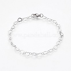 Tarnish Resistant 304 Stainless Steel Chain Bracelets&nbsp;BJEW-P236-07P