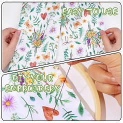 1Pc Flower Printed Polyester Wrap Lady Belts&nbsp;AJEW-CP0009-89A