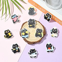 40Pcs Acrylic Brooches&nbsp;JEWB-CJC0001-32