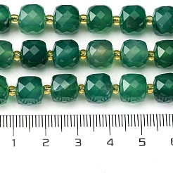 Natural Dyed & Heated Green Onyx Agate Beads Strands&nbsp;G-Q010-A16-01