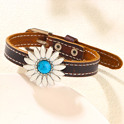 Leather Cord Bracelets&nbsp;BJEW-CL0001-44B