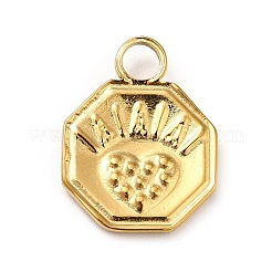 304 Stainless Steel Pendant Rhinestone Settings&nbsp;STAS-P312-06G