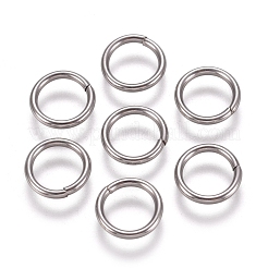 Tarnish Resistant 304 Stainless Steel Soldered Closed Jump Rings&nbsp;STAS-M274-024C