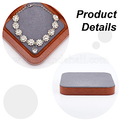 Square Wood Jewelry Plate&nbsp;AJEW-WH0401-71B