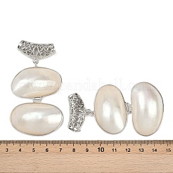 Natural Shell Big Pendants&nbsp;SSHEL-B003-02P-01