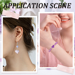 80Pcs Transparent Glass Beads&nbsp;GLAA-PA0001-77