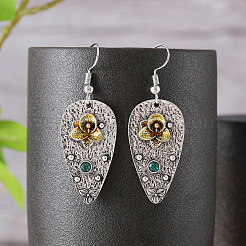 Alloy & Rhinestone Dangle Earrings&nbsp;FS-WGD70E2-01