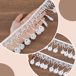 5Yards Polyester Lace Edge Trim Ribbon&nbsp;OCOR-CY0004-36A