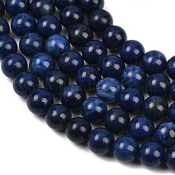 Dyed Grade A Natural Lapis Lazuli Beads Strands&nbsp;GSR8mmC123