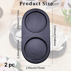 2Pcs Wood Pepper Grinder Holder&nbsp;DJEW-GF0001-65