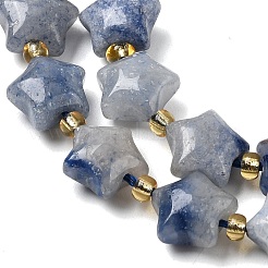 NaturalBlue Aventurine Beads Strands&nbsp;G-Z080-A28-10mm