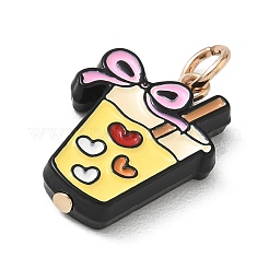 Alloy with Enamel Pendants&nbsp;AL-CBA347F-04G