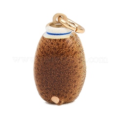 Brass Enamel Pendants&nbsp;KK-CBADA45-02G-02