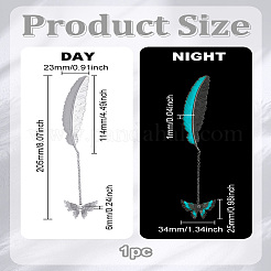 1Pc Zinc Alloy Bookmarks&nbsp;AJEW-LP0005-85