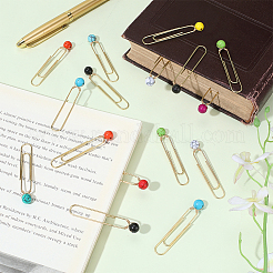 40Pcs 10 Colors Iron Paper Clips&nbsp;AJEW-PH01691