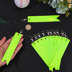 12Pcs Rectangle PVC Pendant Keychains&nbsp;AJEW-CN0005-24A