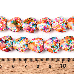Spray Painted Synthetic Turquoise Beads Strands&nbsp;G-N352-28A-03