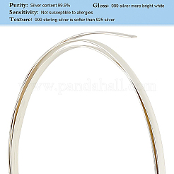 925 Sterling Silver Wire&nbsp;STER-BC0001-51