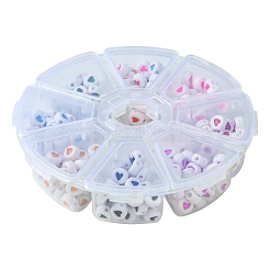 320Pcs 8 Colors Opaque Acrylic Beads&nbsp;FIND-FS0002-84