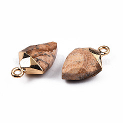 Natural Picture Jasper Pendants&nbsp;G-N326-134-07