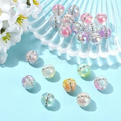 20Pcs Resin Imitation Cat Eye Beads&nbsp;RESI-YW0006-08