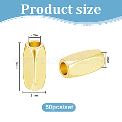 50Pcs Brass Beads&nbsp;KK-PH0015-67B