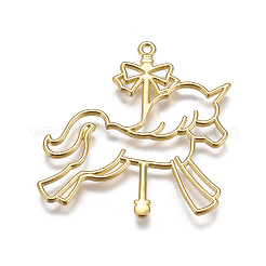 Zinc Alloy Open Back Bezel Pendants&nbsp;PALLOY-I126-16