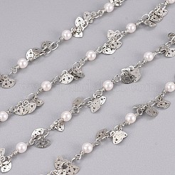 3.28 Feet Handmade Brass Beaded Chains&nbsp;X-CHC-I029-01P