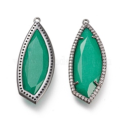 Natural Jade Pendants&nbsp;G-L514-043