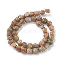 Natural Unakite Beads Strands&nbsp;G-F464-37