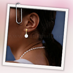 100Pcs 2 Colors ABS Plastic Pearl Pendants&nbsp;FIND-BM0001-41